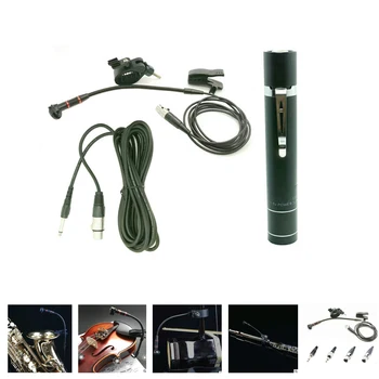 Mikrofón pre Saxofón s napájaním , husle, erhu, flauta, tekvica a tak na 4 druhy konektory pre vybrať