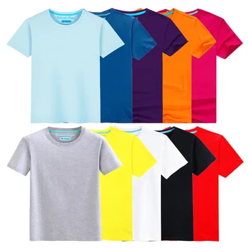 Milovaný Anjel 2020 Nové Letné Chlapci Dievčatá Krátke Sleeve T-shirt Deti Oblečenie Pevné tričká 3-15 Rokov, Pre Deti, Oblečenie