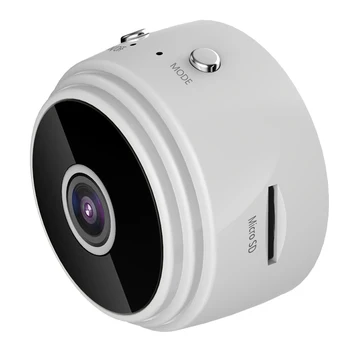 Mini Kamera, Bezdrôtové Wifi Bezpečnostná Kamera 1080P Široký Uhol DVR Infračervené Nočné Videnie Funkcia Home Security Diaľkové Ovládanie APLIKÁCIE