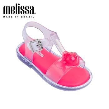 Mini Melissa Lízatko Dievča Sandále 2020 Nový, Originálny Dievča Jelly Sandále Deti Sandále Deti Plážové Topánky Non-slip Batoľa Topánky