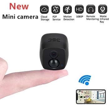 Mini-Video, WIFI, Kamera, 960P Senzor Nachtsicht Micro Home Security Videokamera HD Pohybu, Bezdrôtové Kamery malá kamera Dlhú Životnosť