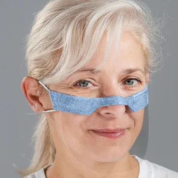 Mini Štít Umývateľný Opakovane Pohodlné Maska Transparentné Pvc Visual Maska Maske Strmeň Kryt Maska Bezpečnosti Dýchacích Maska