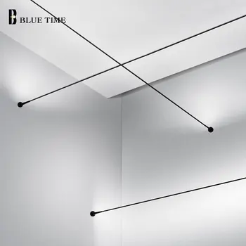 Minimalistický LED Stropné Svietidlá, Moderné Línie Svetlá Pre Spálne, Obývacia Izba Uličkou Chodby, Ľahké Domáce Vnútorné Osvetlenie Stropné Svetlá