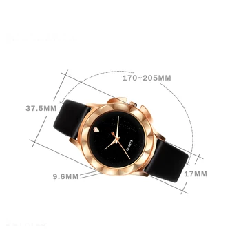 MNWT Značky Luxusné Ženy Hodinky Dámy Červený Kožený Popruh Quartz náramkové hodinky Módne Ženské Šaty Sledovať Reloj Mujer Hodiny