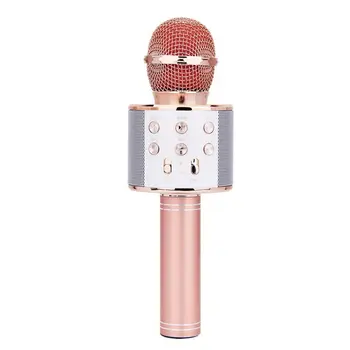 Mobilný Telefón Karaoke Ktv Bezdrôtový Kondenzátorových Mikrofónov Live Karaoke Mikrofón Audio Integrované Profesionálny mikrofón