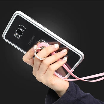 Mobilný Telefón ozdobná šnúrka na uniforme Krk Vodítku Náhrdelník String Odnímateľný Zdvíhateľnej Silikón Univerzálny pre iPhone Samsung Galaxy Okraj