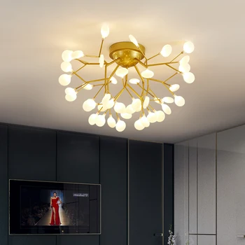 Moderné firefly stropné svietidlá pre život Kuchyňa zlato domáce dekorácie Nízkym stropom lampa flush mount luxusné stropné svietidlo na čítanie