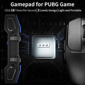 Moible Herný ovládač Pre PUBG Hra Spúšťa Gamepad Tlačidlo Oheň Cieľom L1 R1 Strelec Radič Ovládač Pre iPhone Android Telefónu