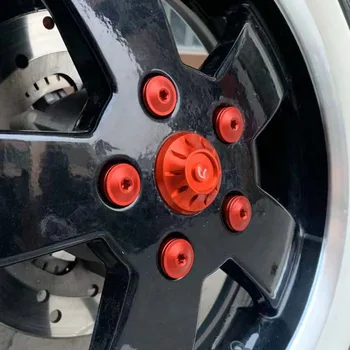 Motocykel Hubcaps Kolies Bočné Kryty CNC Hliníkové Príslušenstvo pre Piaggio Vespa GTS GTV 250 300 celý Rok 2017 2018 2019 2020