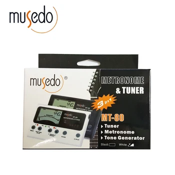 Musedo MT-80 presný Profesionálny LCD Gitara Metronóm Tone Generator Guitar Tuner