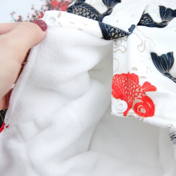 Móda Krásne Koi Kimono Sukne, Aby sa zahriali Na Jeseň a Winte Svadobné Šaty Šteňa Oblečenie pre Malé, Stredné domáce zvieratá, Pes