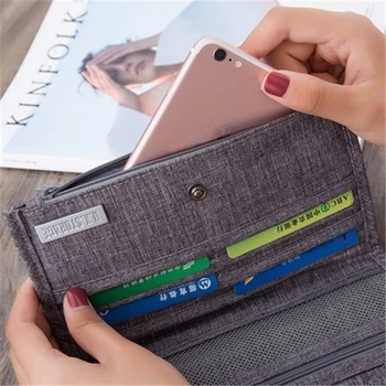 Móda Multifunkčné Cestovné Organizátor Peňaženky Pre Ženy, Mužov Prenosné Pas Zahŕňa Kreditnej Karty Držiteľ Taška Na Rukoväť Slim Peňaženky