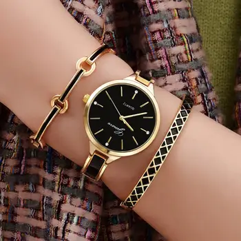 Módne dámske Hodinky Quartz Hodiny Bracele Náramok 3KS/SET Náramkové Hodinky Pre Ženy, Ženské Luxusné Relojes De Mujer De Moda 2020