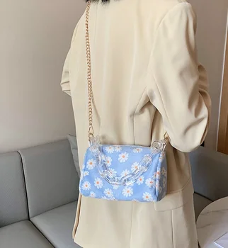 Módne dámske malé kabelky reťazca jar daisy messenger taška cez rameno kríža telo ženy je vintage roztomilý taška fg25698