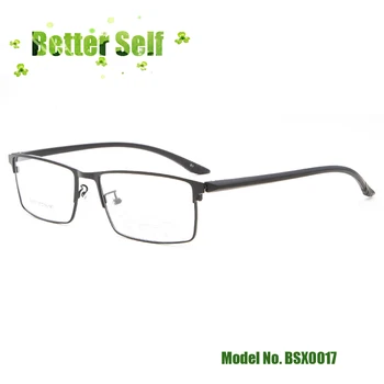 Módne Kovové Okuliare Úplný Okraj Optickej Rámy Môžu Robiť Krátkozrakosť Okuliare BSX0017 Mužov Pekný Veľký Nehrdzavejúcej Ocele Veľké Tvár