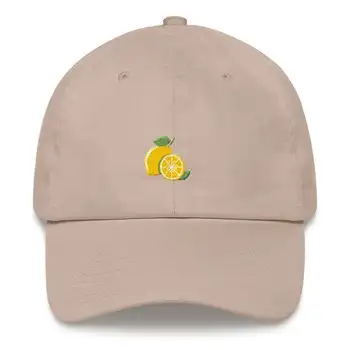 Na jar a v lete nové citrón výšivky šiltovku mužov a žien žijúcich osobnosti trend klobúk vonkajšie bežné módne pár klobúk