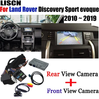 Na Land Rover Discovery Šport evoque 2010 ~ 2019 Cúvaní Kamera Adaptér Originál Displej Parkovacie Predné Zadný Fotoaparát Dekodér