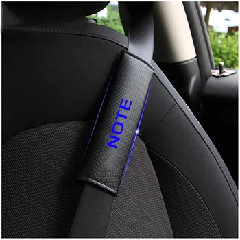 Na Nissan NOTE Auto Reflexné Bezpečnostné pásy Ramene ochrany auto-styling pad na pásov kryt bezpečnostné pásy