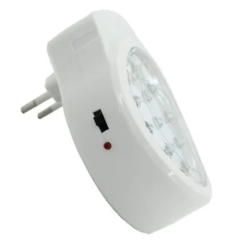 Nabíjateľná Núdzové Svetlo 2W 110-240V NÁS Plug 13 VIEDLI Domov Automatické Výpadku Výpadku Žiarovka Nočné Svetlo Pre NÁS Plug