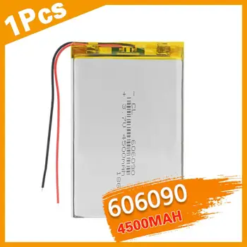 Nabíjateľná Premium 606090 3,7 V napätia 4500mAh lipo polymer lithium batérie s ochranným PCB plnenie modul