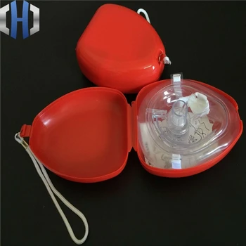 Nafukovacie CPR Maska na Ústa-na-ústa Jednoduché Respirátor, Maska Záchranu Kardiopulmonálnej Resuscitácia Núdzové Maska