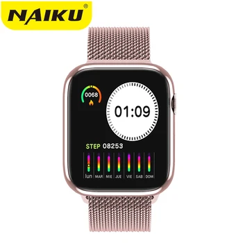 NAIKU IWO 9 lite Bluetooth Smart Call Sledovať EKG Monitor Srdcovej frekvencie W88/W98 Smartwatch pre Android, iPhone xiao PK iwo 12 Band
