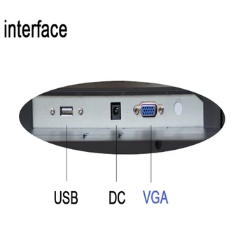 Najlacnejšie monitor 15 palcový dotykový Displej ploche Monitora Počítača sa dotknite obrazovky Monitora pre obchod