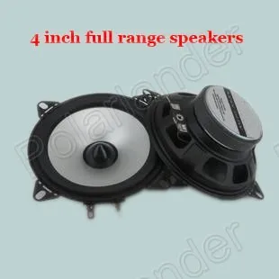 Najpredávanejšie 1 Pár Auto Plnom Rozsahu penovej gumy okraji Reproduktory 2x60W 4 palcový Auto stereo audio Reproduktorov Automotive