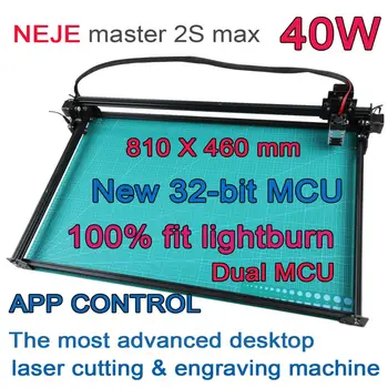 NEJE Master2 Max 40W/30W460 x 810mm Profesionálne Laserové Rytie Stroj, Laser Cutter - Lightburn - Bluetooth - App Control