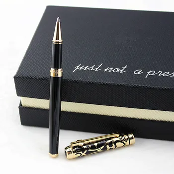 Nemecko DUKE Model Roller guličkové Pero diamond Pero, Zlatý Klip Perá Čierny Atrament Writting Pero pre Bussiness a Office