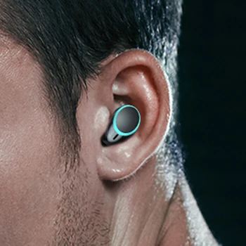 Nepremokavé Jedného In-Ear Bluetooth 5.0 Bezdrôtové Slúchadlá s Mikrofónom HiFi