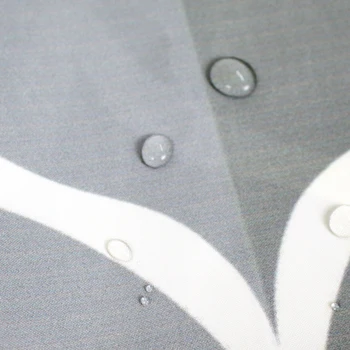 Nepremokavé Sprchový Záves s 12 Háčiky Geometrické Vytlačené Vaňa Záclony Kvapka Vody Vzor Polyesterovej Tkaniny Kúpeľňových Doplnkov
