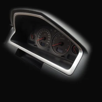 Nerezový interiér, prístrojová doska console panel rám, kryt na Volvo XC90 2005 2006 2007 2008 2009 2010 2011 2012 2013