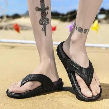 Newbeads pánske Flip Flops Pláži Papuče Vonkajšie Letné Rýchle Suché Bežné Lightweigt Pohodlné Sandále Prst Sandále Muž 40-45