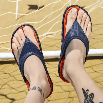 Newbeads pánske Flip Flops Pláži Papuče Vonkajšie Letné Rýchle Suché Bežné Lightweigt Pohodlné Sandále Prst Sandále Muž 40-45