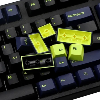 NOC RUNING 160 KĽÚČE Cherry Profil Keycap Double Shot Hrubé PBT Keycaps PRE MX Mechanické Prepínanie Klávesnice Keycaps