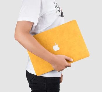 Notebook Nálepka pre MacBook Pro 16 13 palcový 2019 A2141 A2159 Vzduchu 13 A2179 A1932 Retina A1707 Top & Bottom PU Kože Skin Krytie