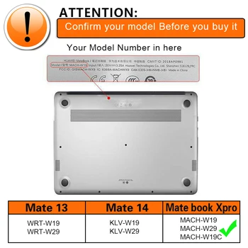 Notebook Prípad pre Huawei Matebook D14 D15 Matný Shell Kryt Laptop Taška pre Magicbook Česť Mate Knihu 13 14 16.1 Prípade