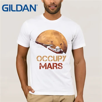 Novinka Muž Obsadiť Mars Spacex Starman T Shirt v Pohode Človek, Bavlna Elon Musk Priestor X t-shirt Lete Camiseta