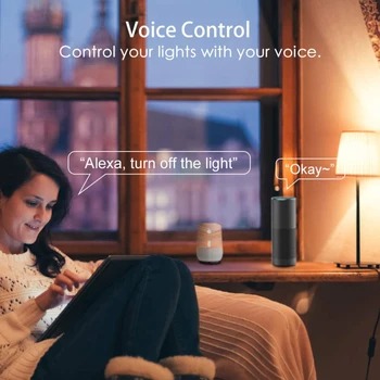 Nové 15W WiFi RGB Smart LED Žiarovka E27 B22 Automatizácie Hlasové Ovládanie Práce S Alexa Domovská stránka Google