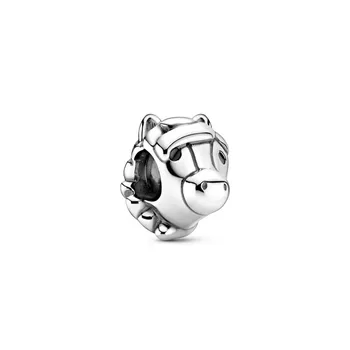 Nové 925 Sterling Silver Had Reťazca Vzor Otvorené Srdce Prívesok Perličiek Náramok Fit Pôvodné Pandora Náramok DIY Šperky Pre Ženy