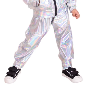 Nové Módne Deti Hárem Hip Hop Dance Nohavice detské Oblečenie, Tepláky Výkon Kostýmy Dieťa športové Fluorescencie nohavice