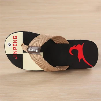 Nové Módne Letné Mužov Flip Flops Kvalitné Dovolenku na Pláži Sandále Non-prezentácia Muž Papuče Ležérne Topánky