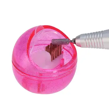 Nové Nechty Vrtákov Čistiaca Kefa Box Pre Elektrické Manikúra Stroj Vŕtačky Prenosné Umývanie Nail Art Nástroj Cleaner Šperky Zobraziť