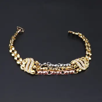 Nové Nádherné Africké Vintage Šperky Sady Zlatá Farba Náhrdelníky Náušnice Nastaviť Charms Svadobné Svadobné Móda Dubaj Šperky