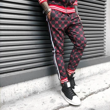 Nové príležitostné nohy, nohavice módne značky, pánske oblečenie 2019 hip hop pánske nohavice jogger streetwear nohavice značky nohavice