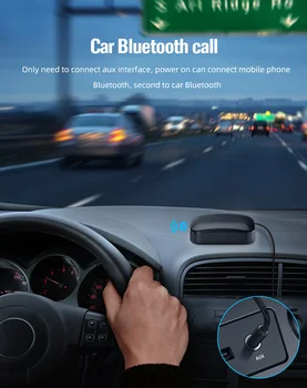 Nové technológie NFC, Bluetooth 5.0 Audio Prijímač, Vysielač NFC Auto Bezdrôtový Reproduktor Adaptér Hudby HD Príjem 3,5 mm Pre Auto
