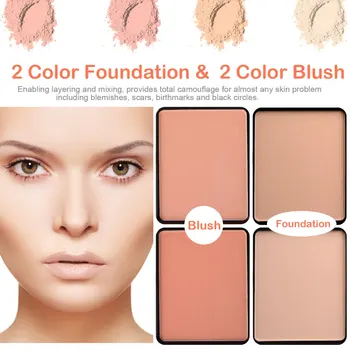 Nové, Všetko V Jednom 24 Farby Make-Up Eyeshadow Set Makeup Paleta Nastaviť Mascara Očné Linky, Lesk Na Pery Rúž Nastaviť Zrkadlo Zahrnuté Nastaviť