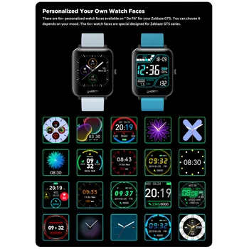 Nové Zeblaze GTS Bluetooth Volá smart kapela Prijímať/Volanie Režimy 60+ Sledovať Tváre, Inteligentný Náramok smartwatch 2020