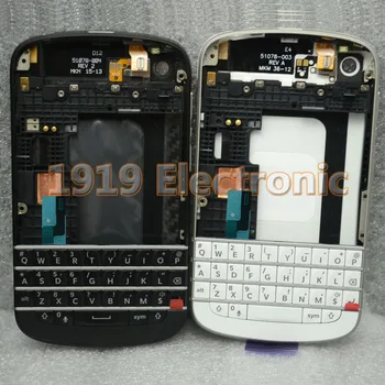 Nové Úplné Dokončenie Mobilný Telefón Pokrytie Prípad Bývanie + anglická Klávesnica Pre BB, BlackBerry Q10 + Nástroje+Sledovania